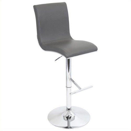 LumiSource - Spago Bar Stool - Gray