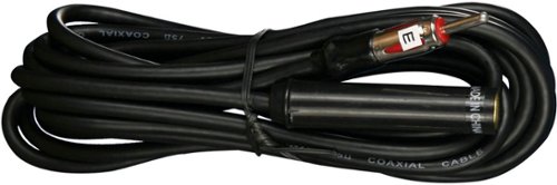  Metra - Universal 12' Antenna Extension Cable with Capacitator - Black