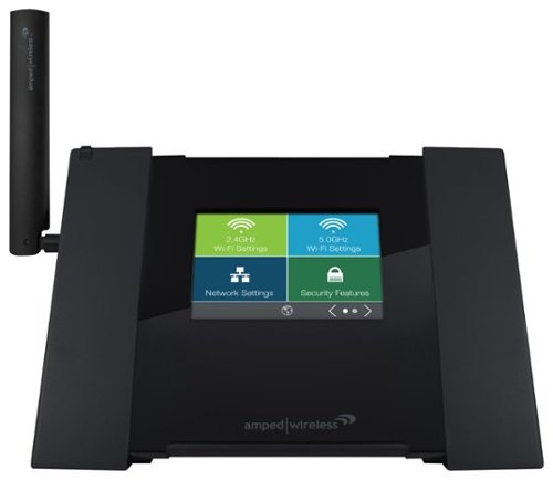  Amped Wireless - AC1750 Dual-Band Wi-Fi Router - Black