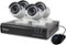 Swann - 4-Channel, 4-Camera Indoor/Outdoor DVR Surveillance System - White-Angle_Standard