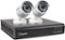 Swann - 4-Channel, 2-Camera Indoor/Outdoor High-Definition DVR Surveillance System - White/Black-Angle_Standard
