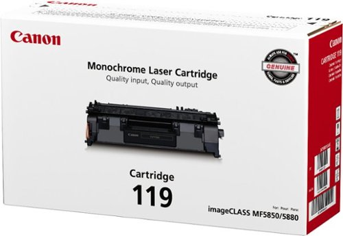 Canon - 119 Toner Cartridge - Black-Front_Standard 