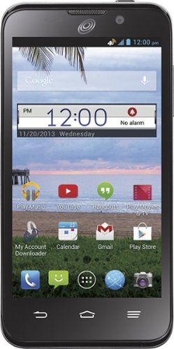  NET10 - Net10 ZTE Unico 4G with 4GB Memory Prepaid Cell Phone - Black