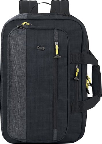  Solo New York - Velocity Hybrid Backpack - Black/Gray