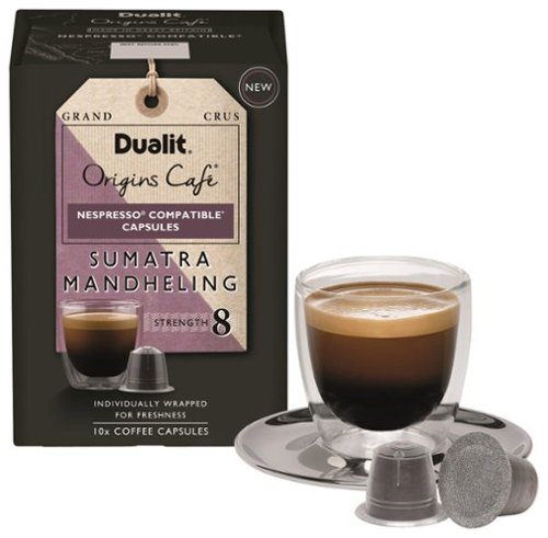 Dualit - Origins Café Sumatra Mandheling Espresso Capsules (10-Pack)-Front_Standard 