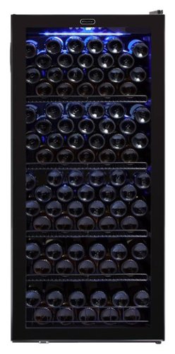 Photos - Wine Cooler Whynter - 124-Bottle Wine Refrigerator - Black FWC-1201BB