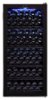 Whynter - 124-Bottle Wine Refrigerator - Black-Front_Standard