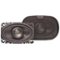 Kenwood - 4" x 6" 2-Way Car Speakers with Polypropylene Cone (Pair) - Black-Front_Standard