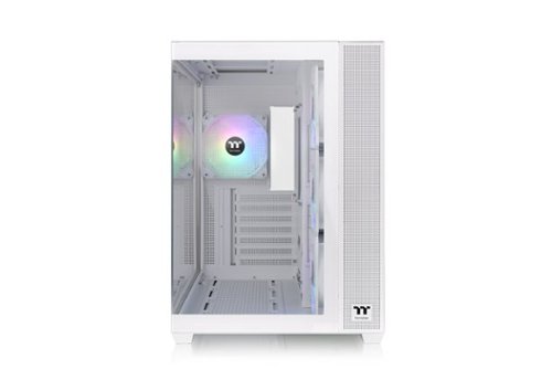 Thermaltake - View 380 TG ARGB Mid Tower ATX PC Case - Snow