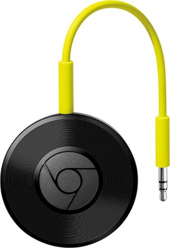  Google - Chromecast Audio - Black