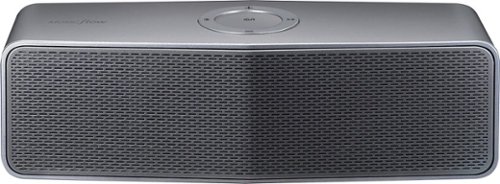 LG - P7 Portable Bluetooth Speakers (2-Piece) - Silver