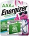 Energizer - Rechargeable AAA Batteries (4 Pack) 800 mAh Triple A Batteries-Front_Standard