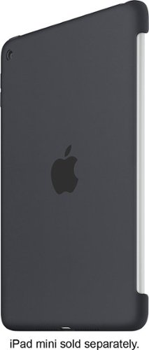  Apple - Silicone Case for Apple® iPad® mini 4 - Gray
