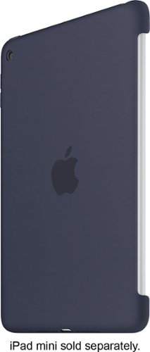  Apple - Silicone Case for Apple® iPad® mini 4 - Midnight Blue