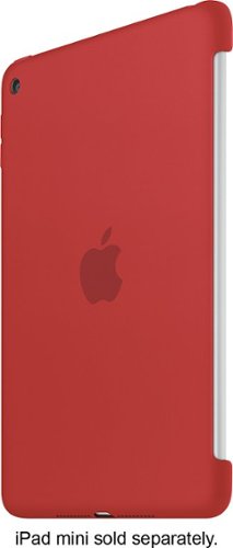  Apple - Silicone Case for Apple® iPad® mini 4 - Red