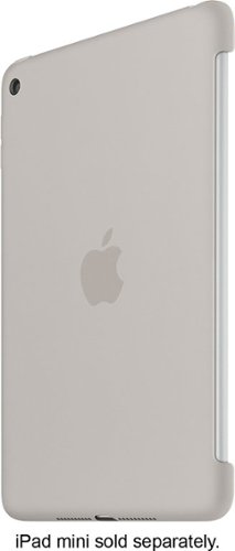  Apple - Silicone Case for Apple® iPad® mini 4 - Stone