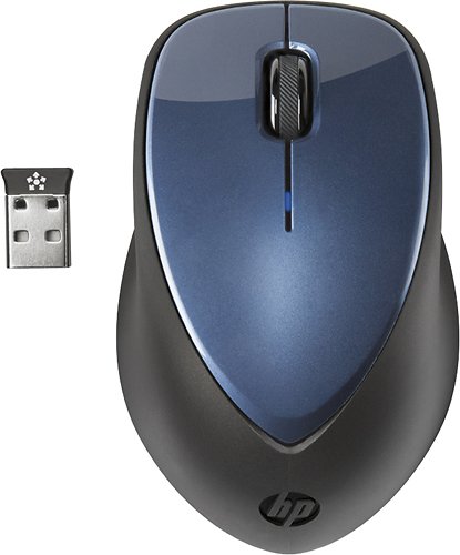  HP - X4000 Wireless Laser Mouse - Winter Blue