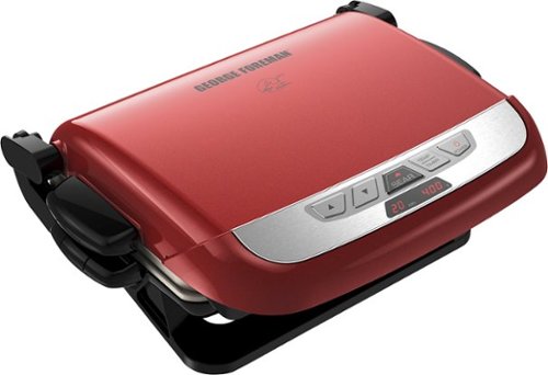  George Foreman - Evolve Countertop Indoor Electric Grill - Red
