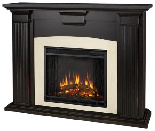 Real Flame - Adelaide Electric Fireplace - Blackwash-Front_Standard 