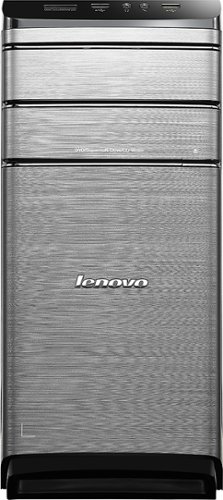  Lenovo - Ideacentre 700 Desktop - Intel Core i7 - 8GB Memory - 1TB Hard Drive + 120GB Solid State Drive - Black/Gray