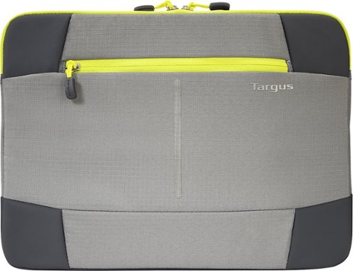  Targus - Bex II Laptop Sleeve - Gray/Spring Yellow