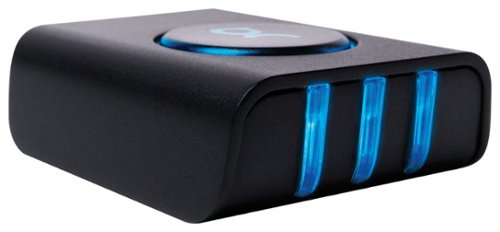 Grace Digital - 3Play Bluetooth Audio Adapter - Black-Front_Standard 