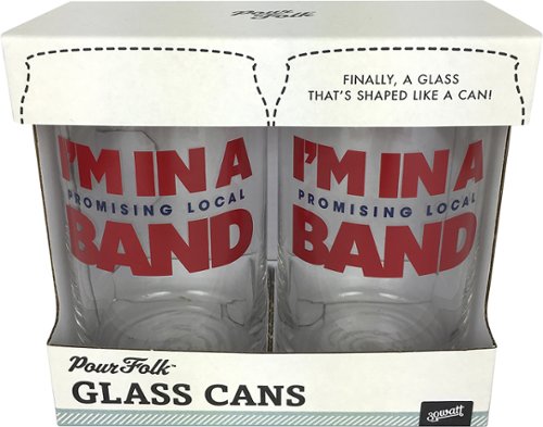  30 Watt - Pour Folk Promising Local Band Glass Cans (2-Pack) - Clear