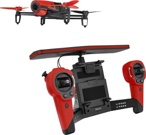  Parrot - Bebop Drone with Skycontroller - Red