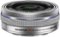 M.Zuiko Digital ED 14-42mm f/3.5-5.6 EZ Zoom Lens for Most Olympus OM-D and PEN Cameras - Silver-Front_Standard