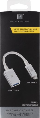 Platinum™ USB Type-C-to-USB Adapter - White WORLDWIDE DELIVERY