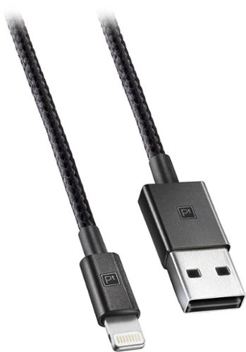  Platinum™ - Apple MFi Certified 5' USB-to-Lightning Charge-and-Sync Cable - Black