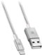 Platinum™ - Apple MFi Certified 5' USB-to-Lightning Charge-and-Sync Cable - White-Front_Standard