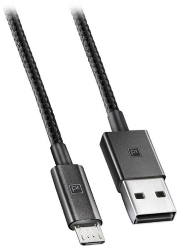  Platinum™ - 5' USB-to-Micro USB Charge-and-Sync Cable - Black
