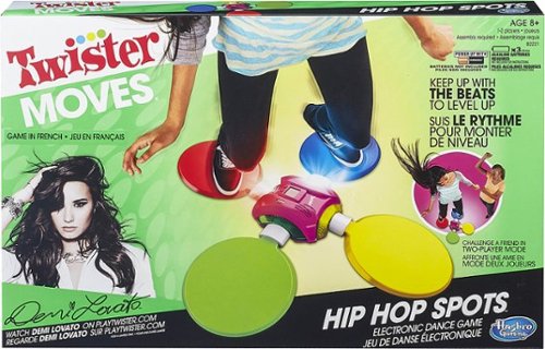  Hasbro - Twister Moves Hip Hop Spots Electronic Dance Game - Green/Yellow/Red/Blue