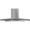 Zephyr - Arc Collection - 42 inches - Wall Range Hood - Stainless Steel/Black Glass-Front_Standard