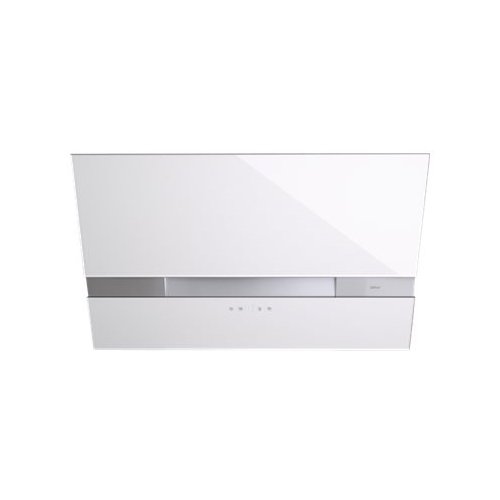 Zephyr - Wall Range Hood - Stainless steel and white glass-Front_Standard 