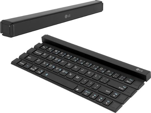  LG - Rolly Wireless Keyboard - Black