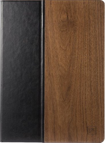  Platinum™ - Folio Case for Apple® iPad® Pro 12.9&quot; - Black/Wood