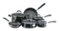 Farberware - Millennium 12-Piece Cookware Set - Black-Angle_Standard