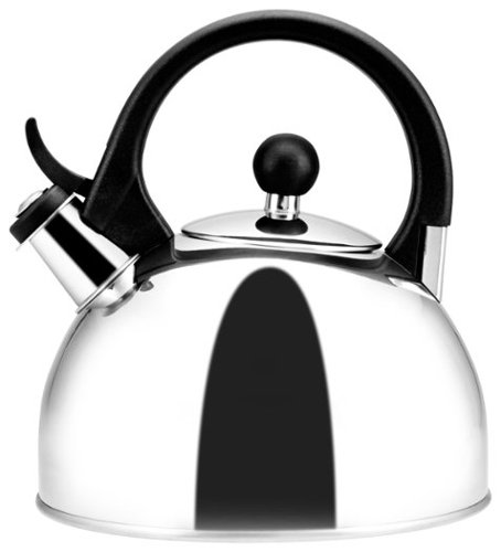 Farberware - Brooklyn 1.3-Quart Tea Kettle - Stainless Steel-Angle_Standard 