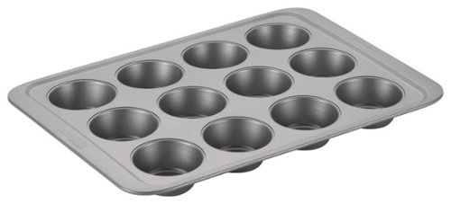  Cake Boss - Basics 12-Cup Muffin Pan - Gray