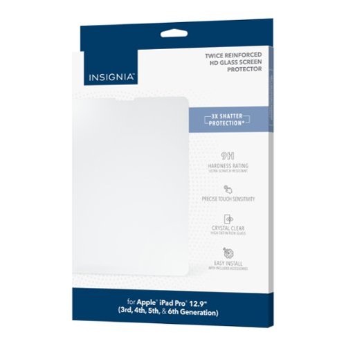 Insignia™ HD Glass Screen Protector for Apple iPad Pro 12.9 (3rd, 4th, 5th and 6th Gen) - Clear BUY IN EUROPE