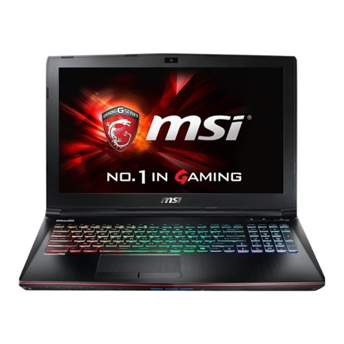  MSI - 15.6&quot; Laptop - Intel Core i7 - 16GB Memory - NVIDIA GeForce GTX 960M - 1TB Hard Drive - Aluminum black