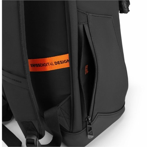 Swissdigital Design SEON L+ TSA-Friendly Backpack With USB Charging Port  RFID Protection and Fits Up to 16″ Laptop - Black BUY IN MIDDLE EAST