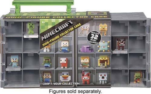  Mattel - Minecraft Mini-Figure Collector Case - Gray