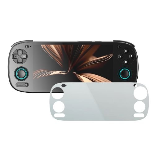 RP5 - 5.5" Touch Screen Retro Handheld Game Console, 8GB RAM, 128GB Storage, Includes Screen Protector –-Front_Standard 