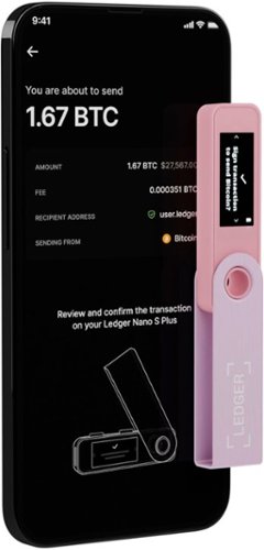 Ledger Nano S Plus Crypto Hardware Wallet - Pastel Pink SHOP ONLINE