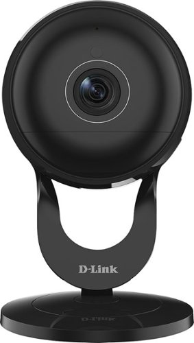  D-Link - Full HD 180-Degree Wi-Fi Security Camera - Black
