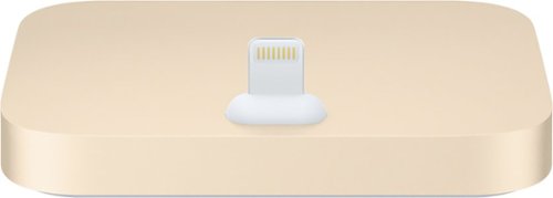 Apple - iPhone® Lightning Dock - Gold-Front_Standard 
