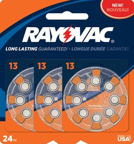 Rayovac - Size 13 Hearing Aid Batteries (24-Pack)